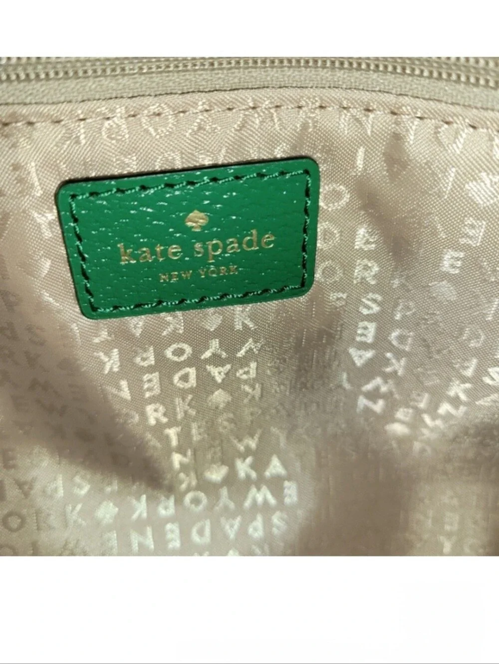 Kate Spade Wellesley Rachelle Small Satchel Green With Handle & Shoulder Strap